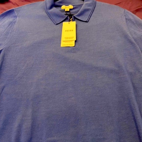 NWT Reese size large Merinon wool polo short sleeve - Picture 3 of 5